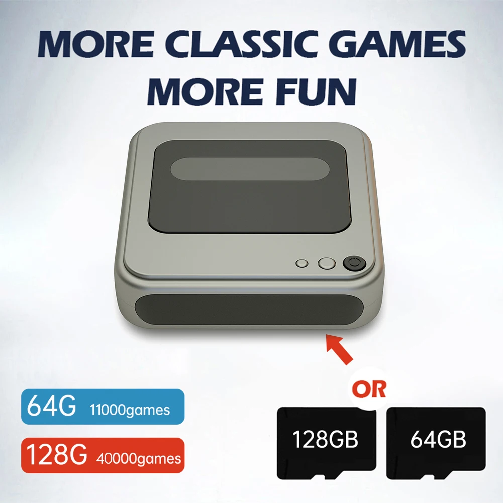 

Консоли для видеоигр G7 в стиле ретро, 4K, HD, ТВ, игровой плеер, Беспроводные Проводные контроллеры с 40000/11000 + играми для PS1 PSP, супер консоль