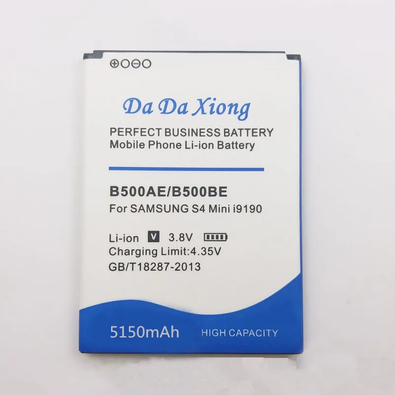 5150 мАч B500BE B500AE батарея для samsung galaxy mini s4 i9190 I9198 I9192 i9195 s4mini сменные батареи