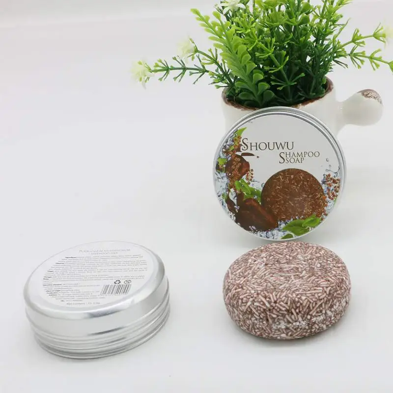 

Polygonum Essence Hair Darkening Shampoo Bar Soap Natural Mild Formula Hair Shampoo Gray Hair Reverse Hair Cleansing New TSLM1