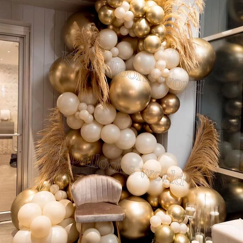 Conjunto de arco de guirnalda de Globos para ni&ntilde;os, 150 piezas, decoraci&oacute;n para fiesta de cumplea&ntilde;os, bautismo, boda, accesorios-1