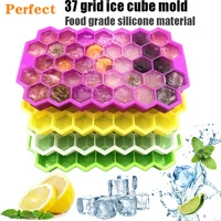 1pc silicone ice cube maker form honeycomb ice cube mold food grade flexible silicone ice molds easy release ice cube trays mold
