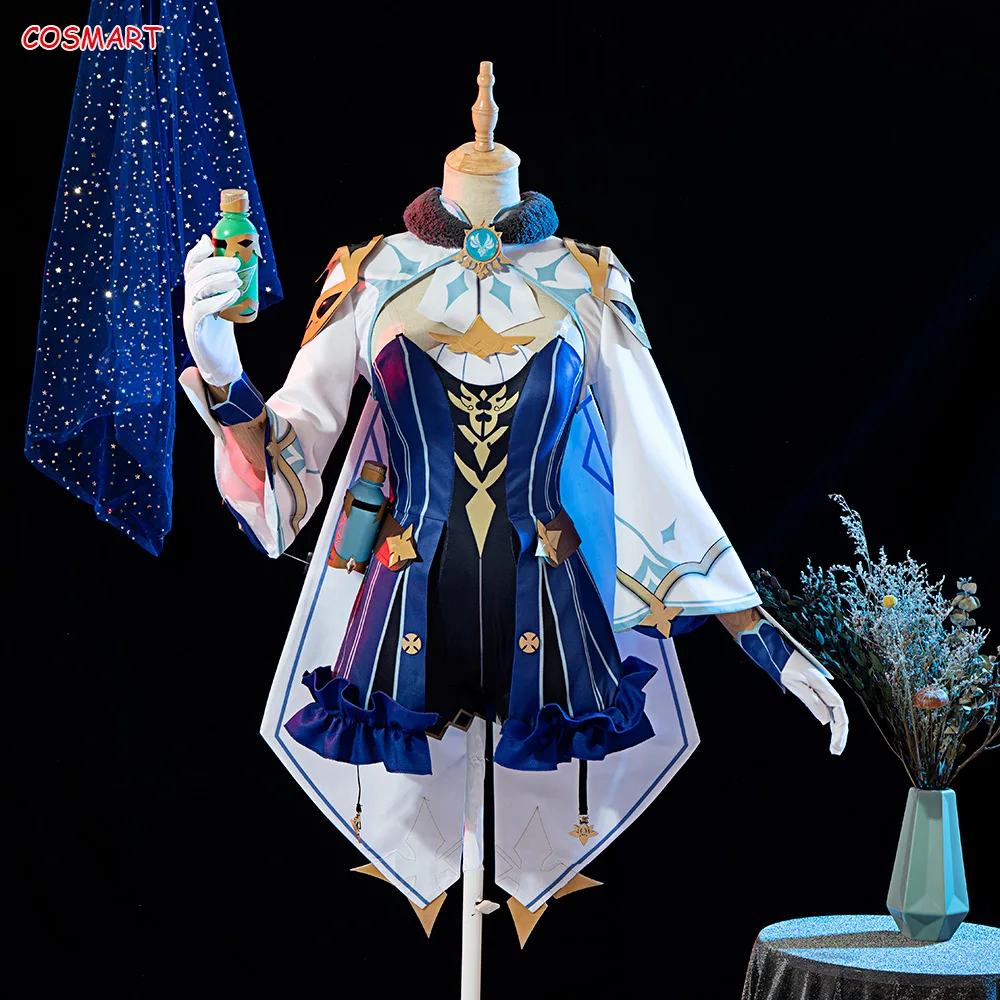 

Anime Genshin Impact Sucrose Game Suit Lovely Lolita Dress Uniform Cosplay Costume Halloween Outfit For Women Girls New 2020