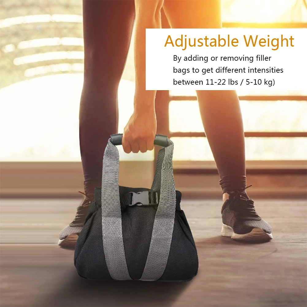 

Adjustable Kettlebell Sandbag Portable Soft Sand Bag Weightlifting Dumbbell Gym Fitness Plasticity Muscle Home Body Building
