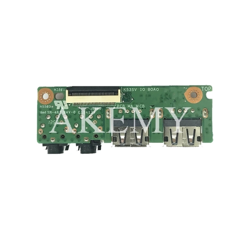 

free shipping for Asus K53 K53SV A53S X53S K53S K53SD P53S P53Sj K53E X53E A53E USB AUDIO JACK Audio board USB board