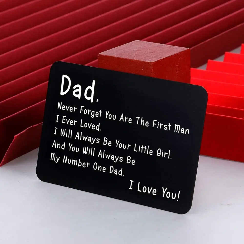 I Love You to подарка отцу от дочь для Муж папа на день рождения Father's Day кошелек