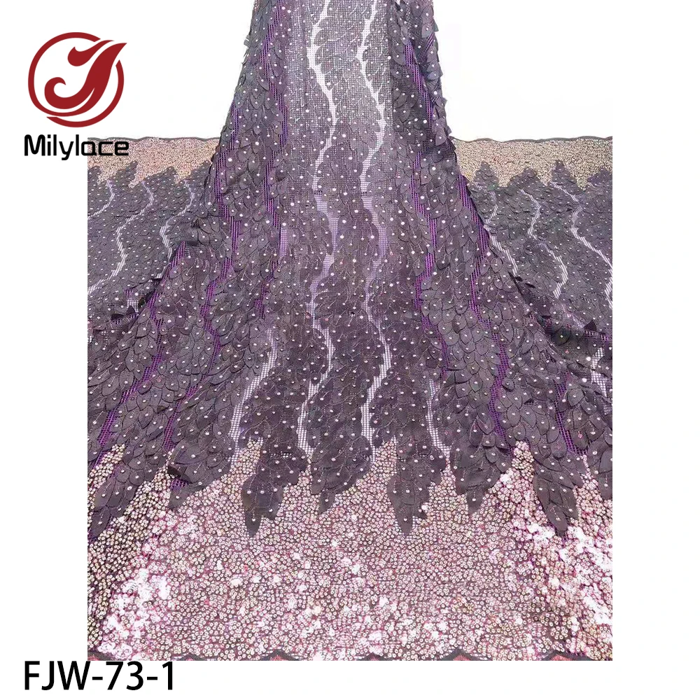 Новое поступление кружевная ткань с вышивкой и блестками африканская сетчатая