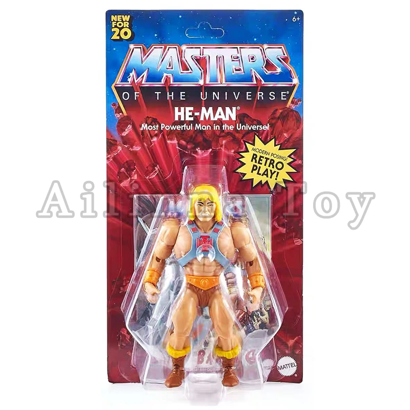 Мастера Вселенной MOTUC 2020 5 дюймов Оригинальный Фигурку он человек Аниме Коллекция