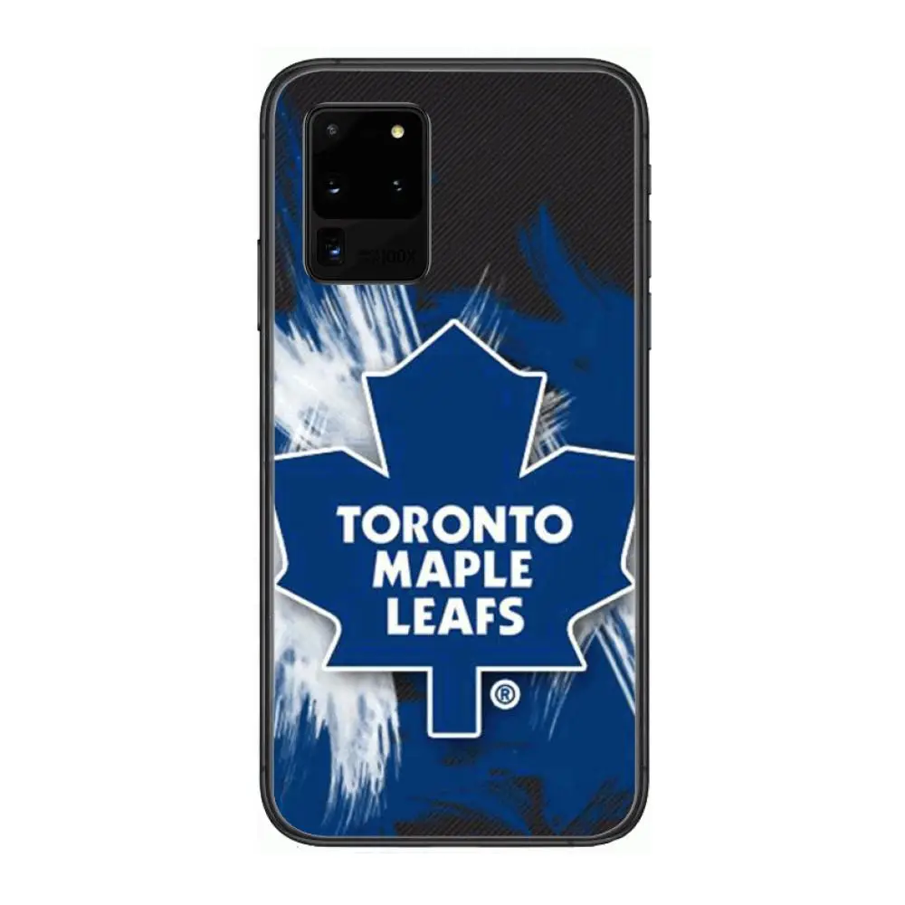 

M-Maple Leafs Ice Hockey Phone cover hull For SamSung Galaxy S 6 7 8 9 10 20 21 Plus Edge E note 5G Lite Ultra black soft bum