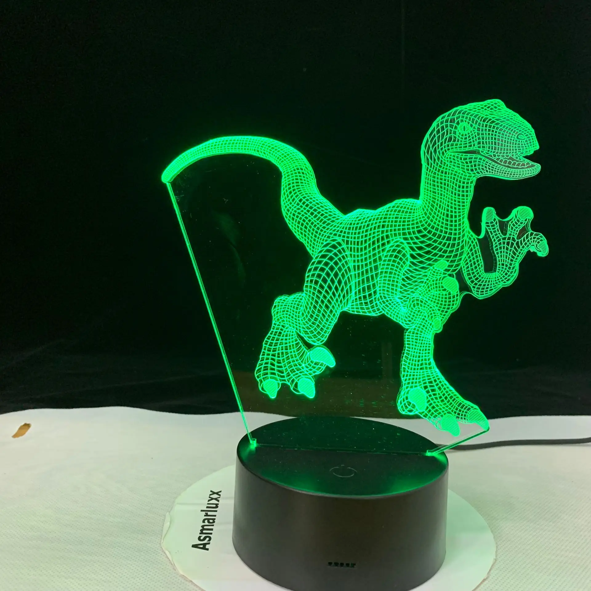 

Dinosaur LED Acrylic Night Light with 7 Colors Touch Remote Home Decoration Lights New Year Birthday Kids Gift