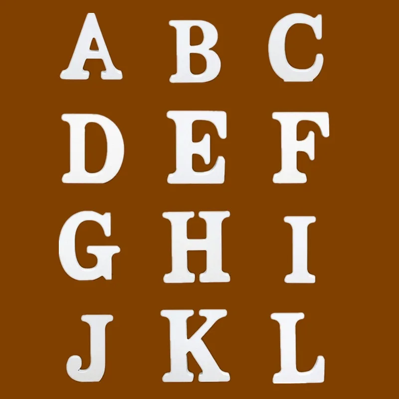 Алфавит сделай сам деревянный модный Свадебный декор для вечеринок праздничные