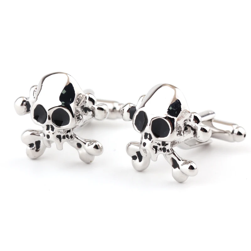 Запонки в форме черепа мужские рубашки запонки из лака выпекающие краски