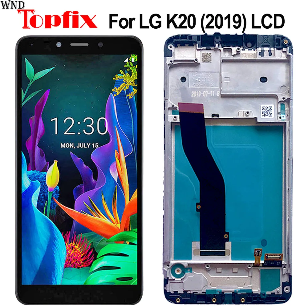 100% Tested For LG K20 2019 LCD Display Touch Screen Digitizer Assembly LMX120EMW Replacement For LG K8 Plus Lcd LM-X120 Screen