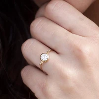 gold filled zircon rings handmade minimalism rings knuckle jewelry bague femme anillos joyas aneis boho rings for women