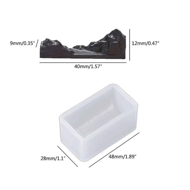 

20Pcs DIY Sandalwood Natural Unfinished Irregular Mountain River Wood Pendant Resin Castings Mold Epoxy Resin Art Crafts