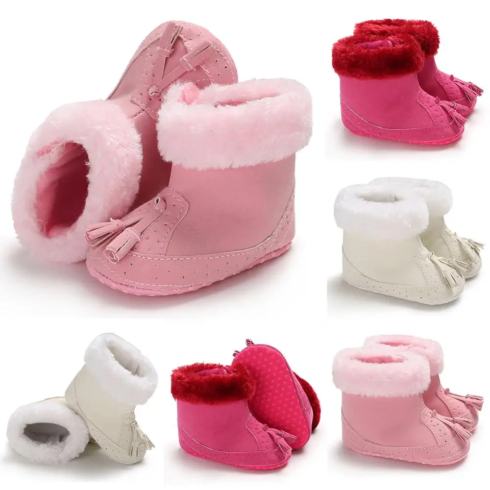 Детские ботинки детские для малышей на мягкой подошве зимняя теплая мода детская