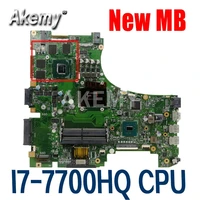 akemy gl553ve mb _i7 7700hq gtx1050 mainboard for asus gl553ve gl553vd gl553v laptop motherboard 90nb0dx0 r00020