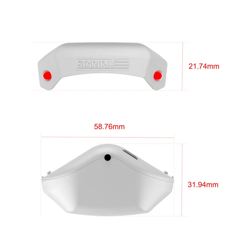 Mavic Mini 2 LED Head Eye Light Flashing lights Night Flying Warning Headlight Lamp Charge for DJI Mavic Mini Drone Accessories