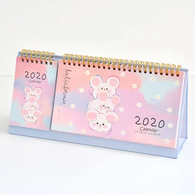 Прекрасный Гарри мышь настольный календарь DIY Note катушки календарей блокнот ежедневный планировщик расписаний,09-,12 - Цвет: D
