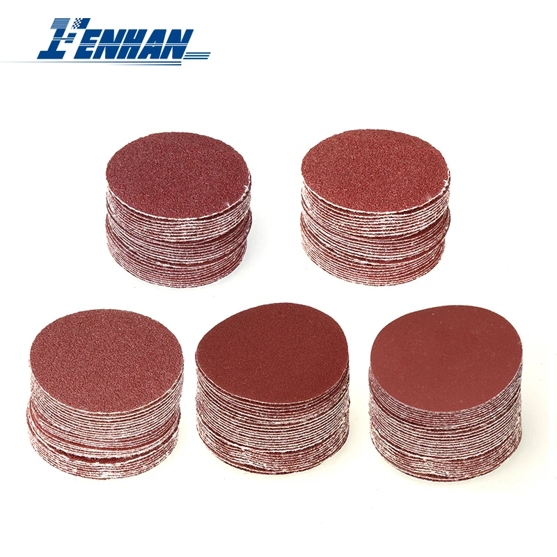 

20pcs 5 Inch Round Sandpaper Disk 60/80/100/120/240 Grit Sanding Paper Discs Hook Loop Sandpaper Abrasive Tools Sander Paper