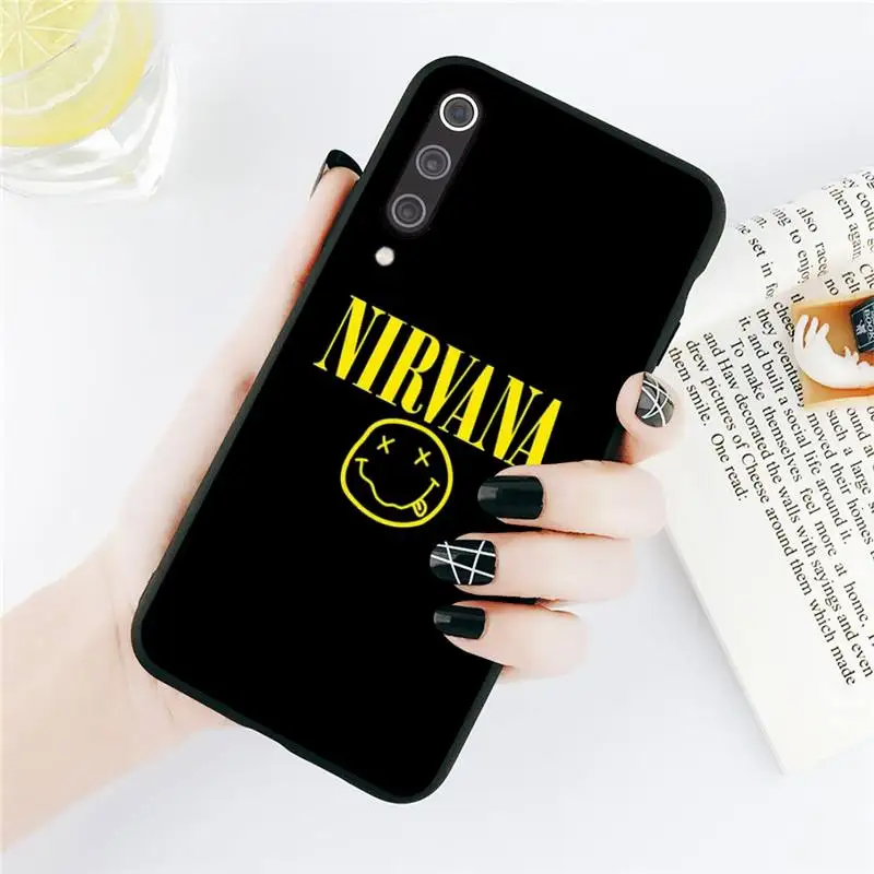

Nirvana Kurt Cobain singer Phone Case For Xiaomi Redmi note 7 8 9 t k30 max3 9 s 10 pro lite funda coque