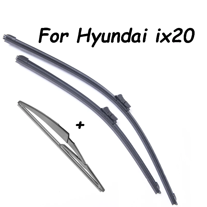 

Front & Rear Wiper Blade For Hyundai ix20 From 2010 2011 2012 2013 2014 To 2019 Years Windscreen Wiper Wholesale Car Accessories