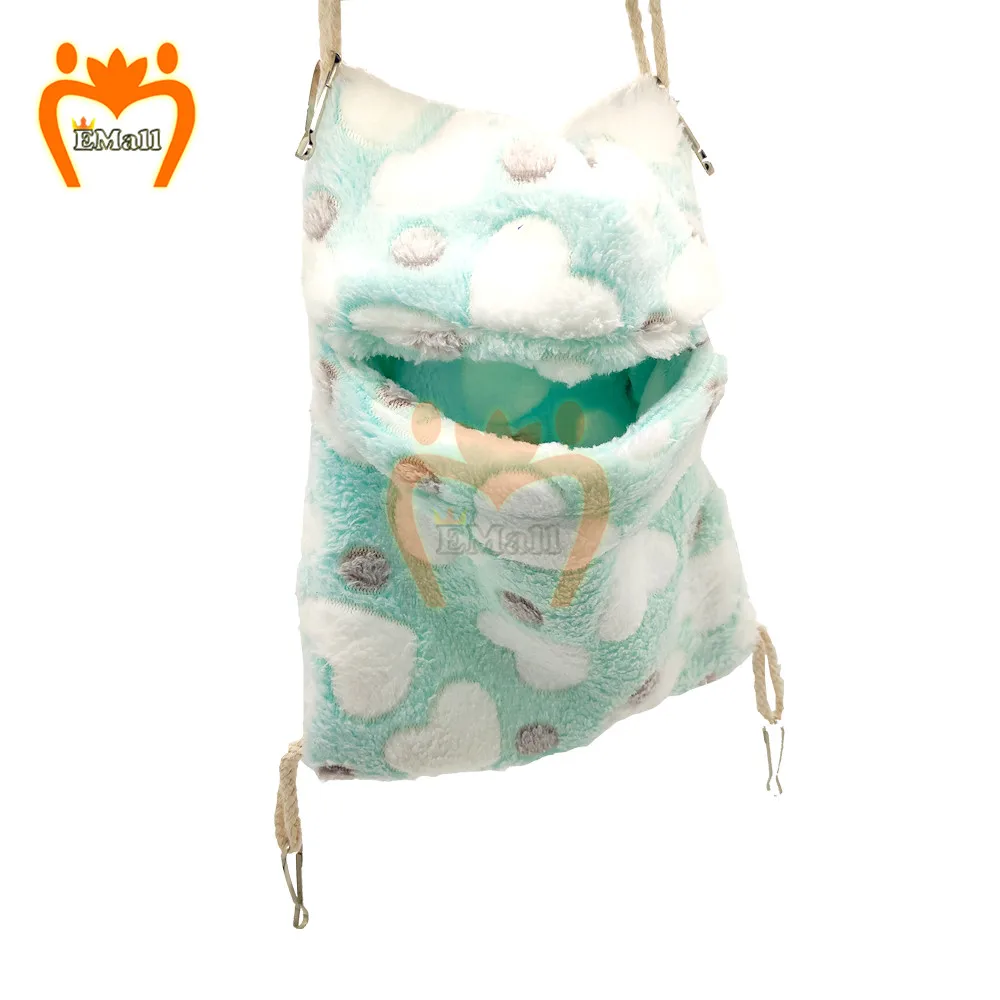 animals design pet hamster rat hammock cage house nest hamster warm house small animal hanging sleeping bag bed free global shipping