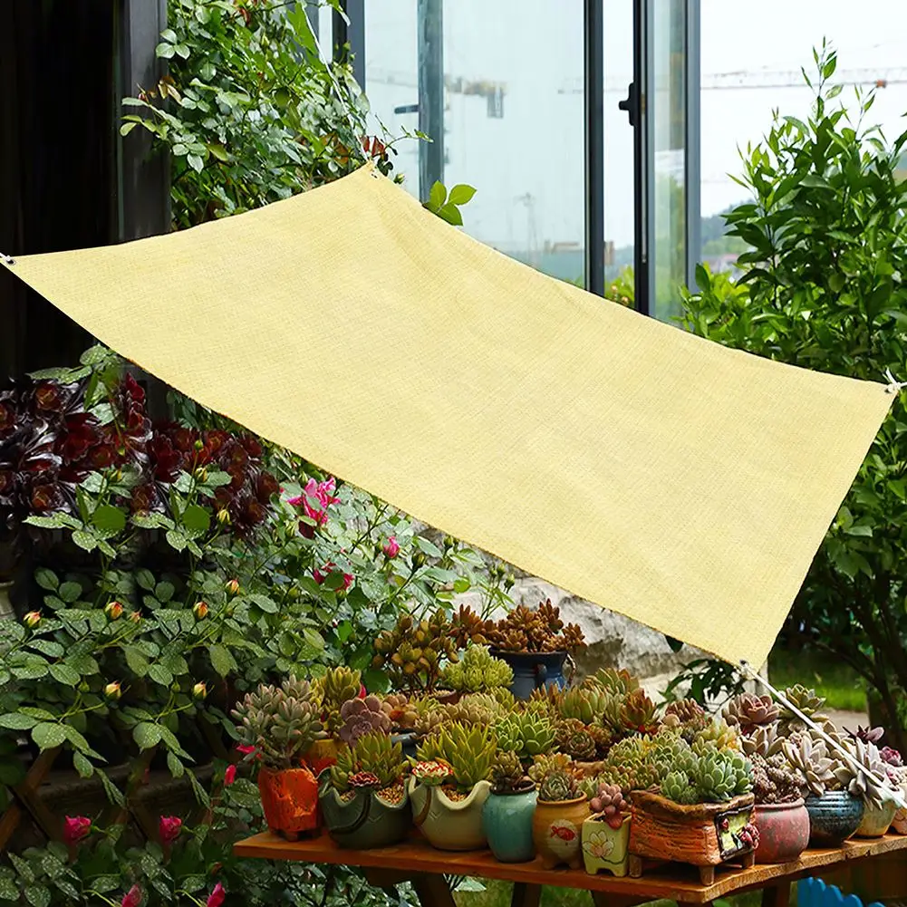 

Sun Shade Sail Cloth UV Block Fabric Plant Shade Net Cover Patio Canopy Sunscreen Awning Breathable For Garden Outdoor Backyard