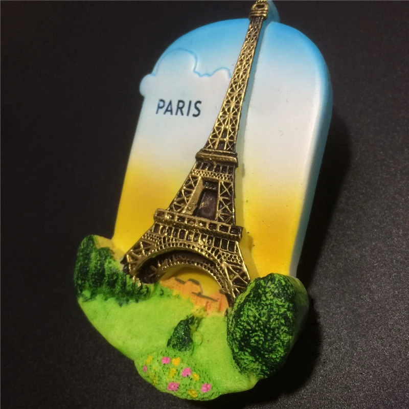 Магнитная наклейка на холодильник из смолы в Праге Париже EiffelTower Sydney Opera House