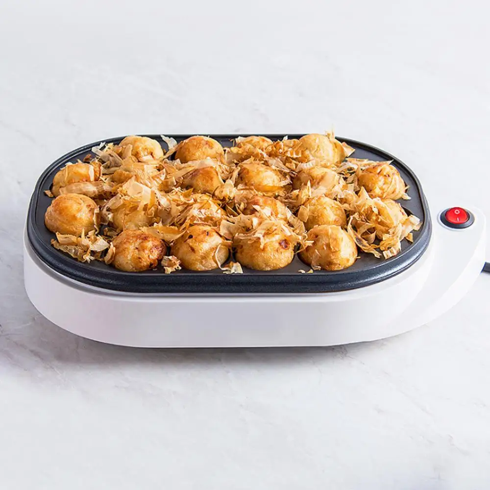 

Adjustable temperature Chibi Maruko machine octopus baking machine household takoyaki machine octopus balls maker 800W 22 holes