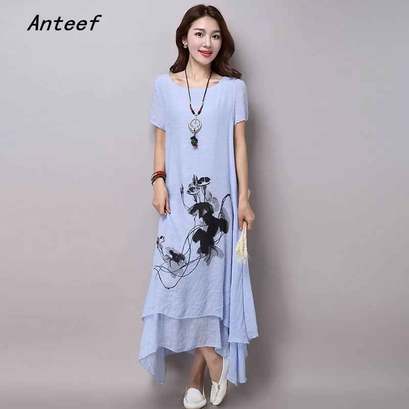 Из хлопка и льна размера плюс в винтажном стиле Женская обувь на каждый день с