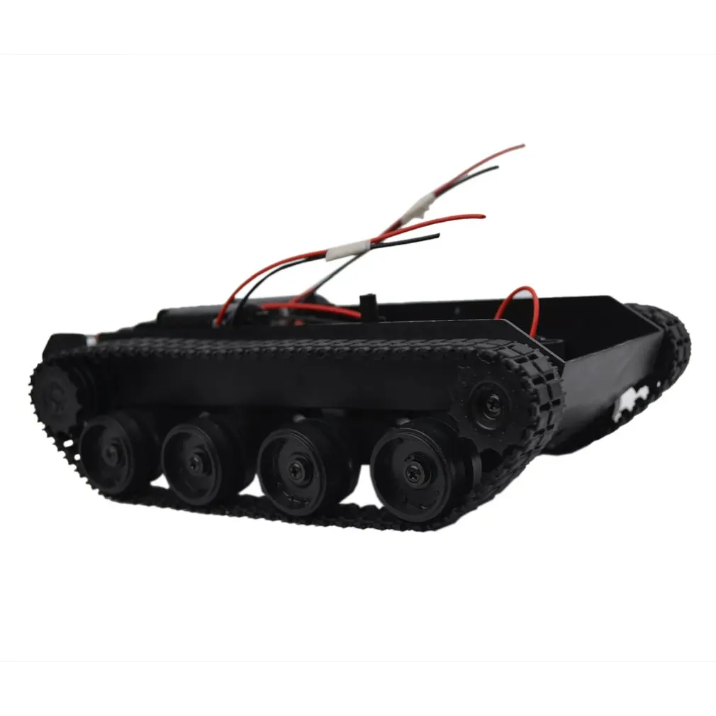 

Light-Duty Shock-Absorbing Tank Rubber Crawler Car Chassis Kit Tracked Vehicle Rc Tank Smart Robot Diy Robot Toys