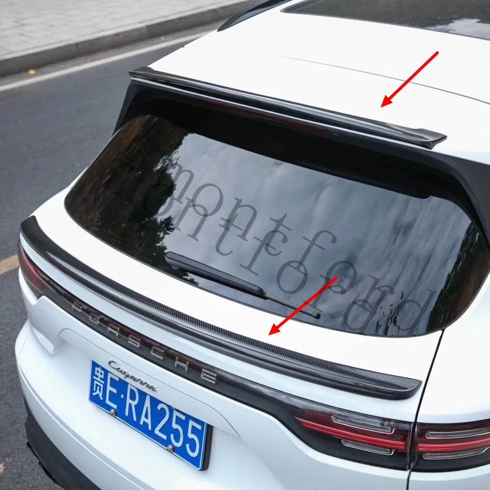 Спойлер из углеродного волокна для Porsche Cayenne 2018 2019 2020 2021 высококачественные
