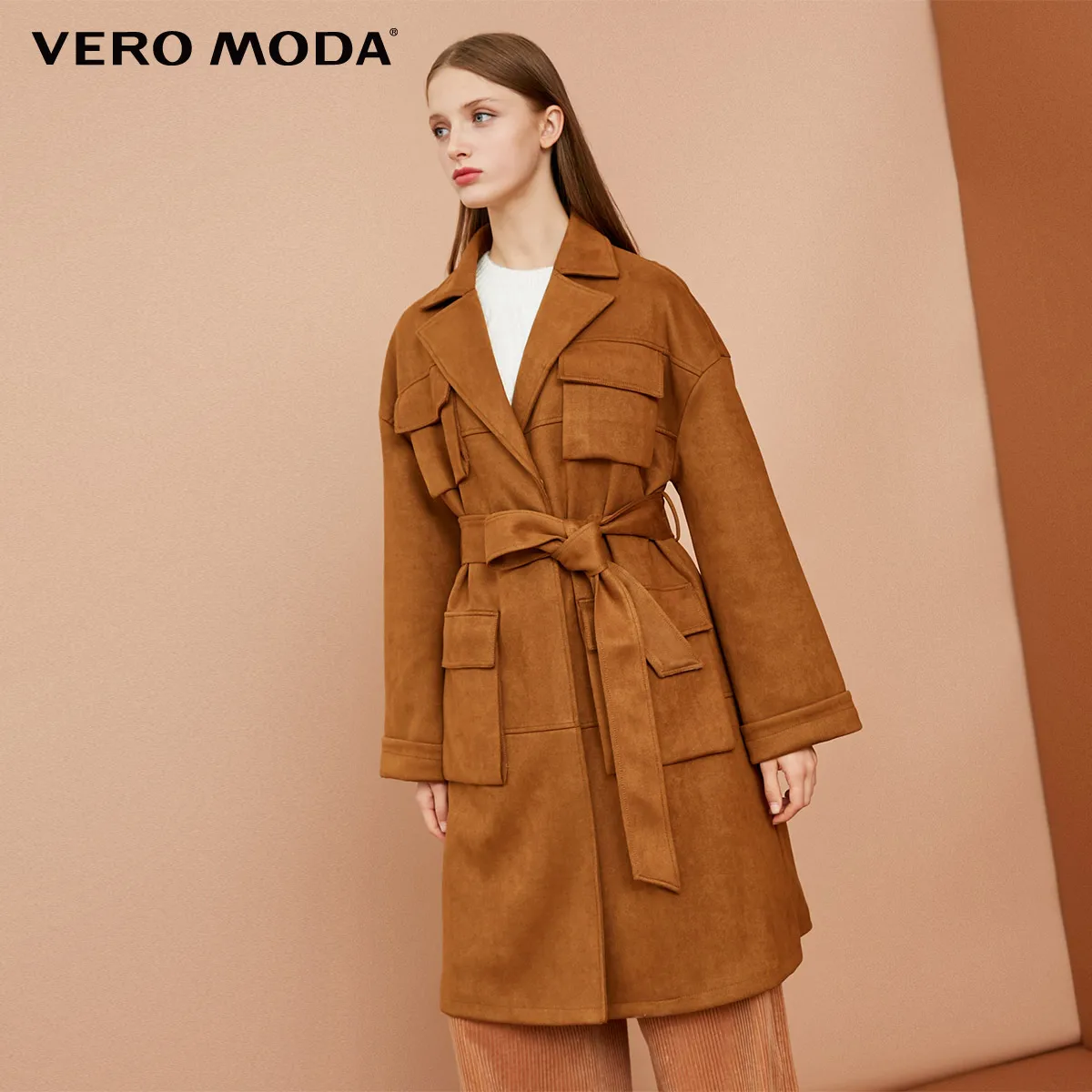 Vero Moda женский мульти-карман невидимая Пряжка матовый Тренч | 318409514