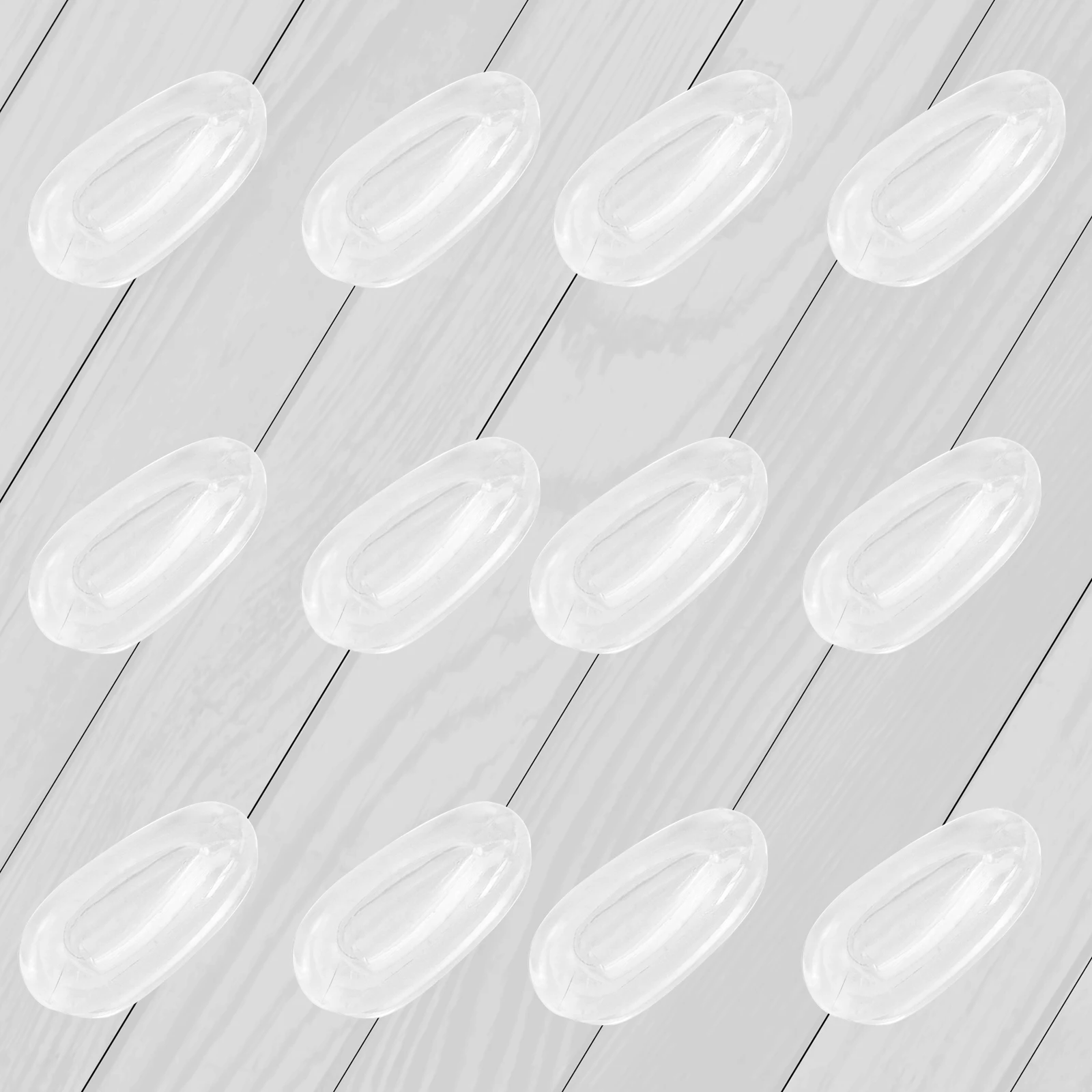 E.O.S Silicon Rubber Replacement Clear Nose Pads for OAKLEY Titanium Crosshair OO6014 Frame Multi-Options
