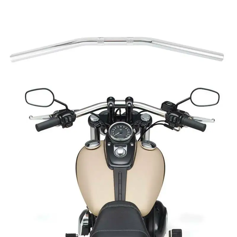 Мотоциклетный руль 1 ''для Harley Drag бруски Softail Heritage Classic Fat Boy Night Train Street Bob Wide