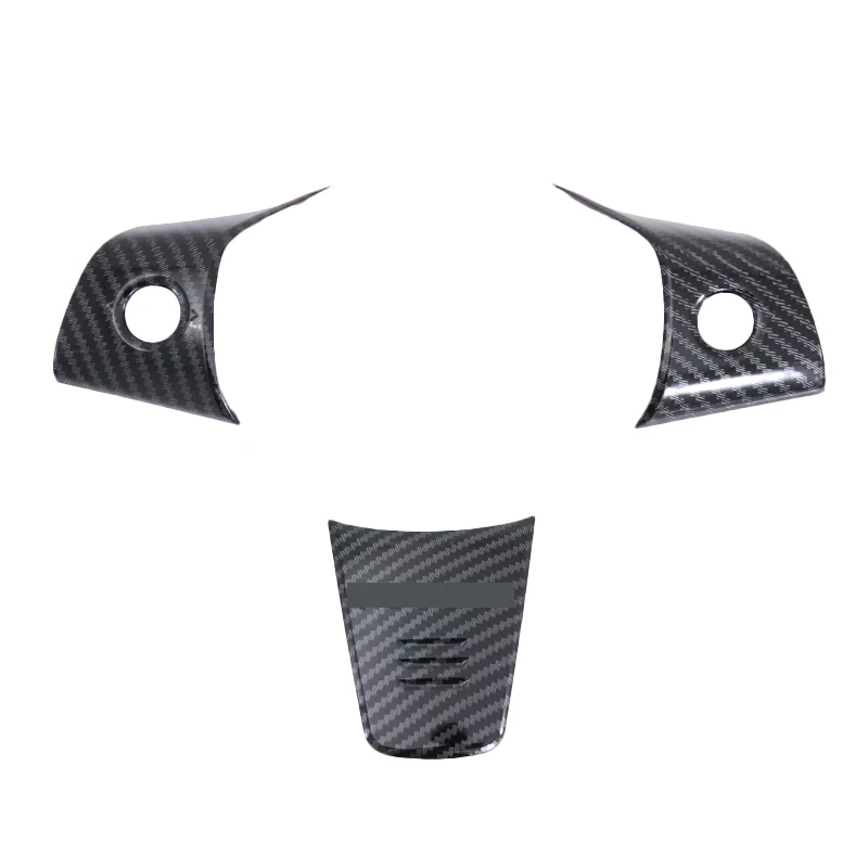 3 шт. крышка кнопки рулевого колеса Накладка для Tesla модель 2018 2019 ABS углеродное