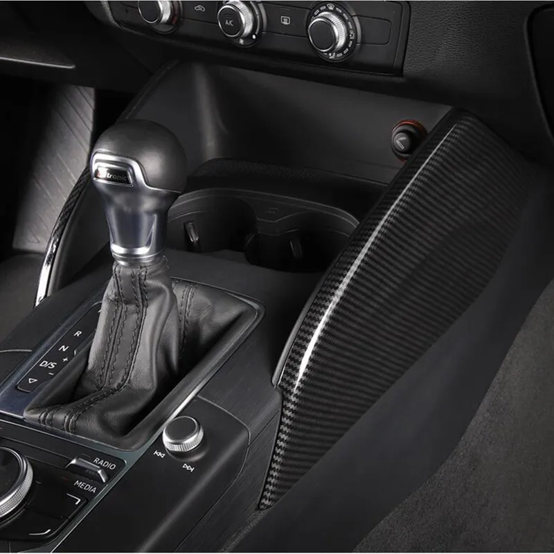 Центральная консоль обе стороны крышка крышки стакана воды для Audi A3 8V 2014-2018 LHD ABS
