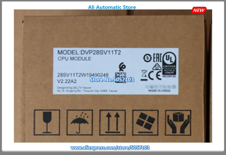 

DVP28SV11T2 28-Point Host 16DI 12DO NPN 24VDC 0.5A 4-Channel 200K Input New