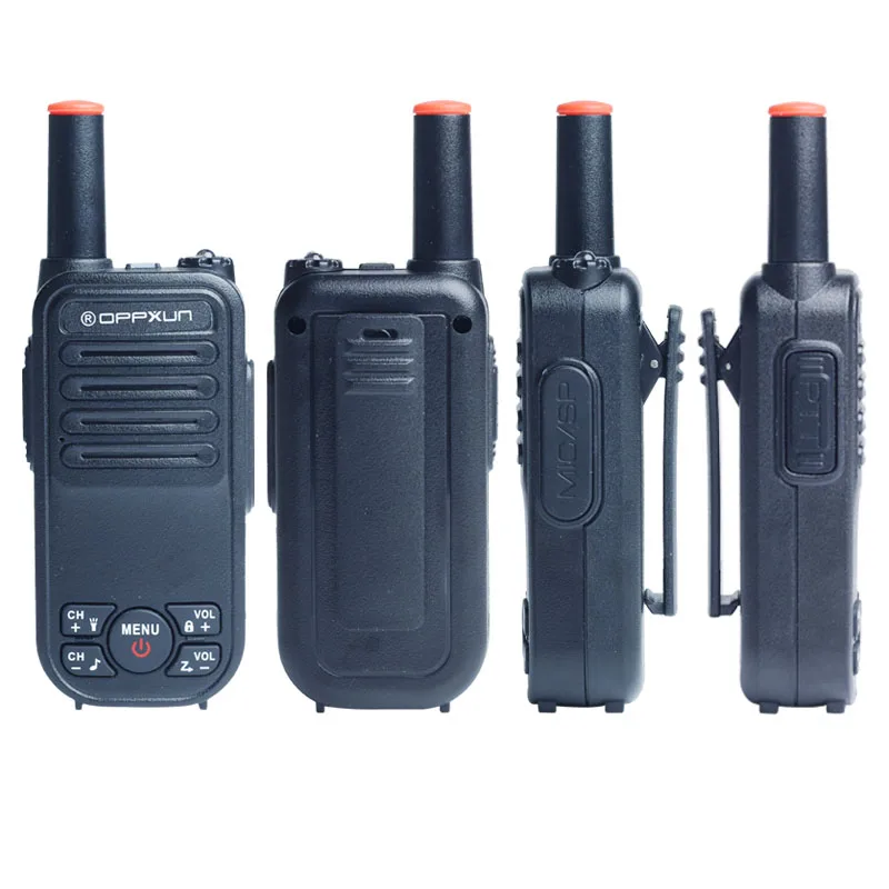 2021 NEW OPPXUN V9 Mini 5W High Power powerful Portable Walkie Talkie long range of 10km VHF/UHF dual band two ways Radio Pofung