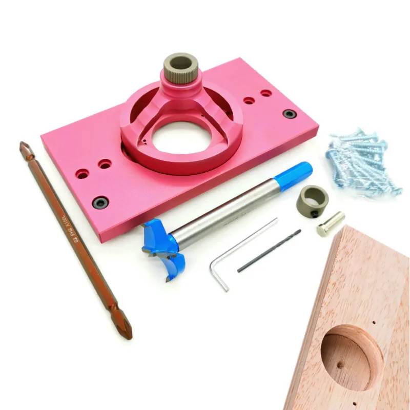 Направляющая для сверления отверстий Forstner передаточный рычаг 35 мм из