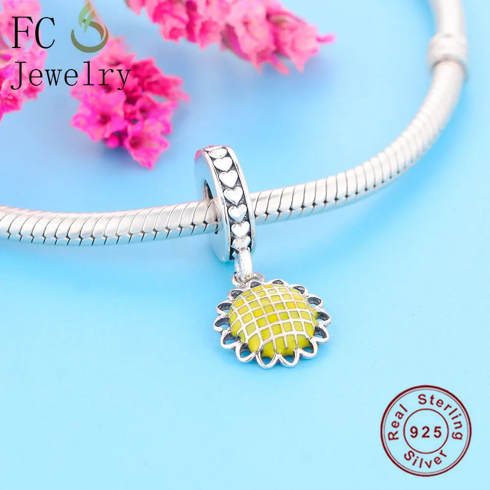 FC ювелирные изделия подходят к оригинальным браслетам Pandora брелоки 925 пробы