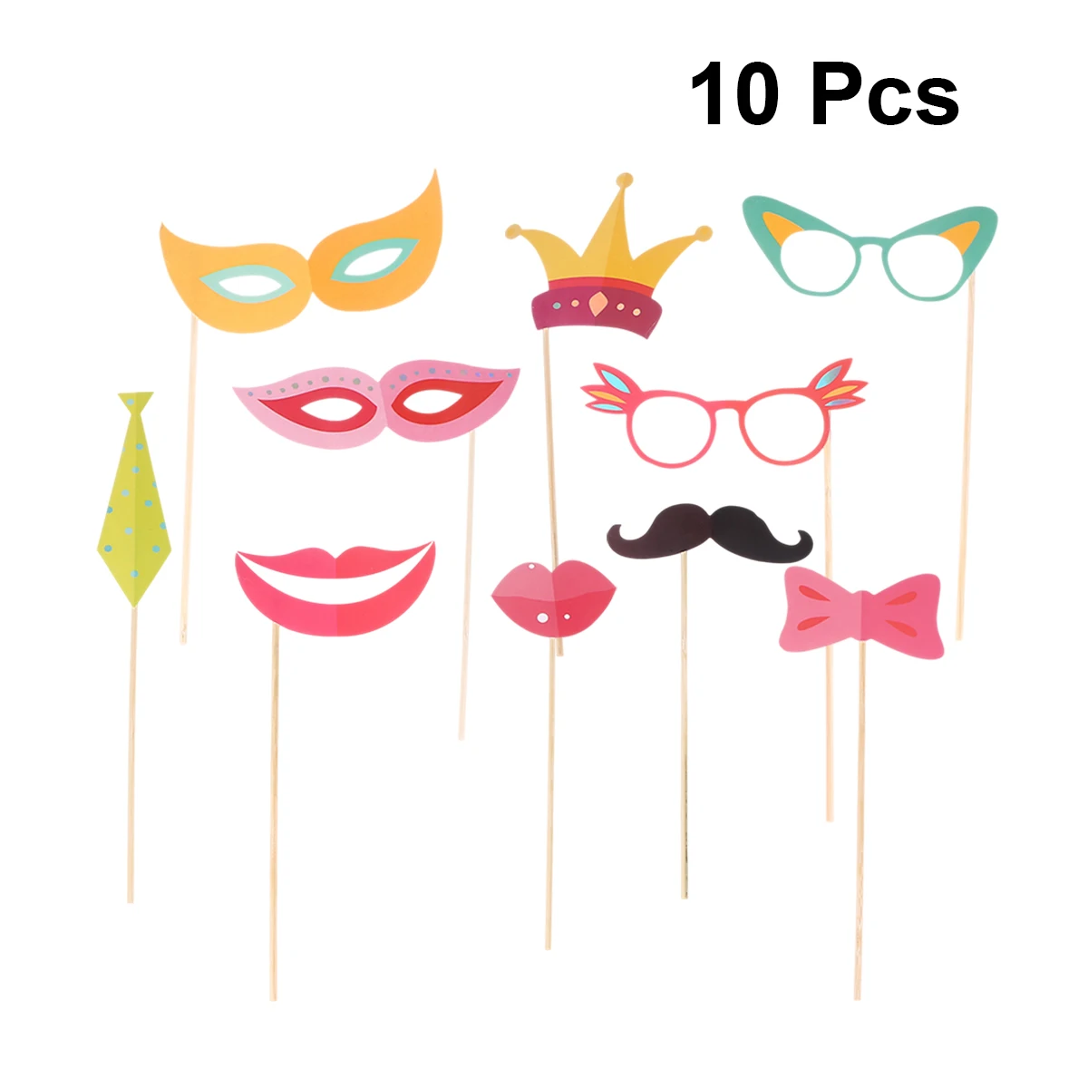 10 шт. смешной реквизит для фотографий усы стеклянный узор фото стенд День