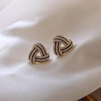 2021 new classic geometric triangle shape earrings fashion korean womens jewelry sexy temperament party earrings kolczyki