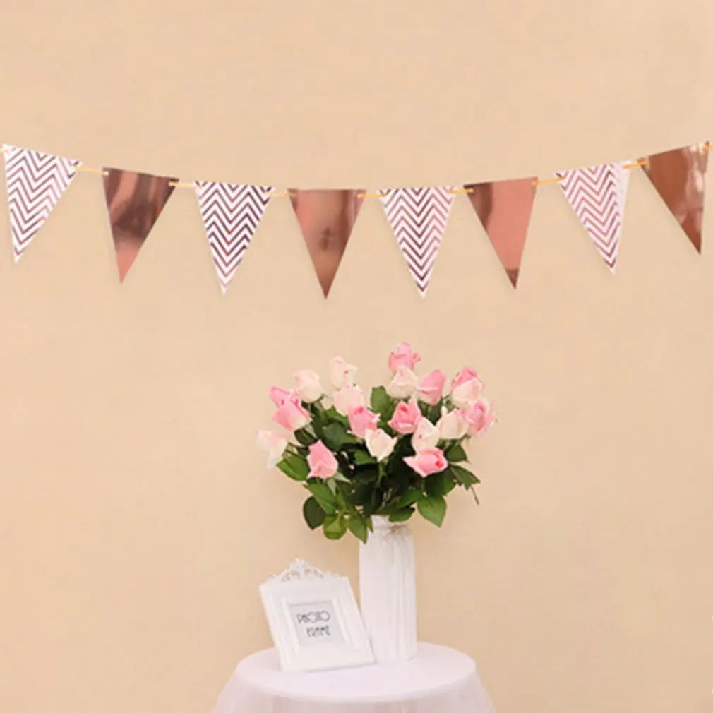 Свадебная компоновка Золотая пятиконечная вымпела платье для дня рождения