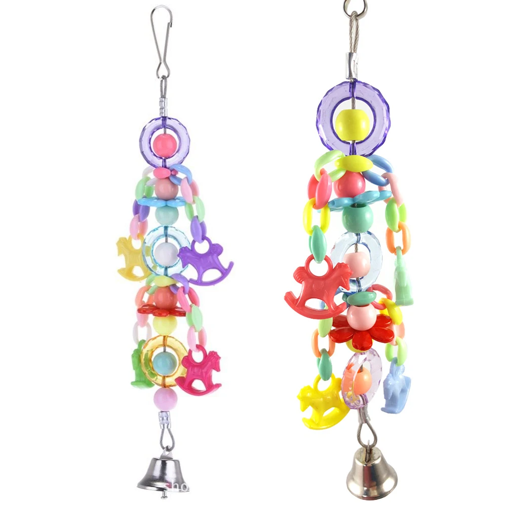 Украшения Обучающие птичьи колокольчики клетка висячие подъем жевательные