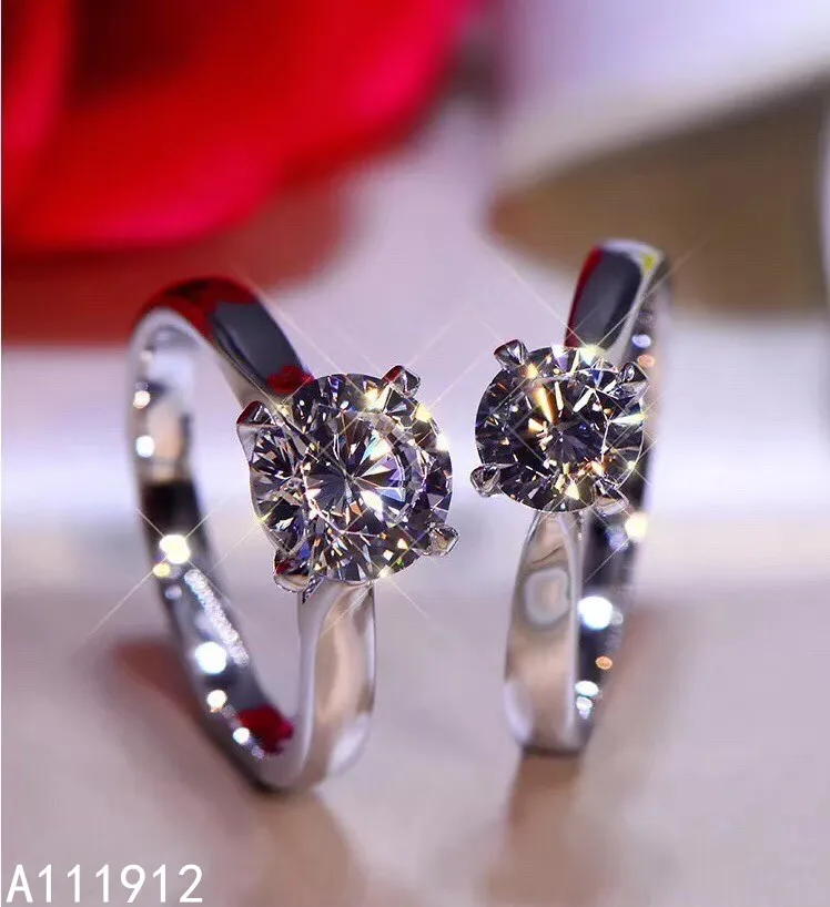 KJJEAXCMY fine jewelry Mosang Diamond 925 sterling silver new women ring support test fashion hot selling