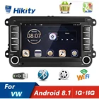 Автомагнитола Hikity, 2 Din, Android 8,1, GPS, для VWVolkswagenGolfPoloPassatb7b6SEATleonSkoda