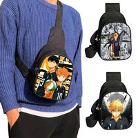 volleyball anime haikyuu chest bag new anti thief crossbody bag water repellent shoulder bags boys girls mini messenger bag