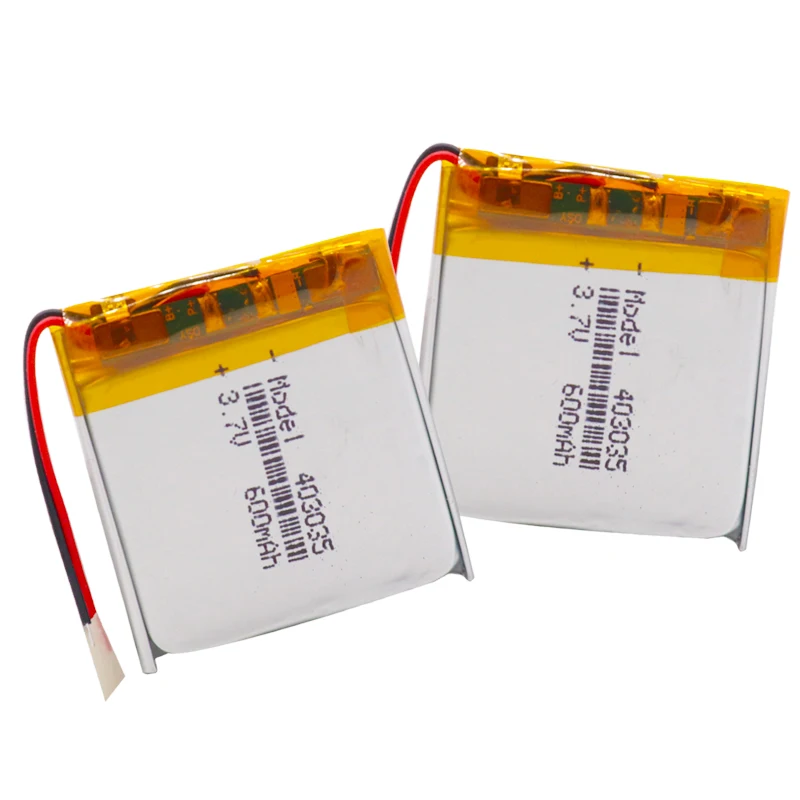 3,7V 600mAh 403035 Перезаряжаемый литий-полимерный аккумулятор Li-Po Li Ion Battery Lipo Cells для MP3 MP4 GPS Electric Toy Massage Instrument
