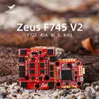 Мини-Контроллер полета HGLRC Zeus F745 V2 STACK F722 45A V2 BLHELIS 4 в 1 ESC 3-6S 20x20 мм для радиоуправляемых FPV гоночных беспилотных летательных аппаратов